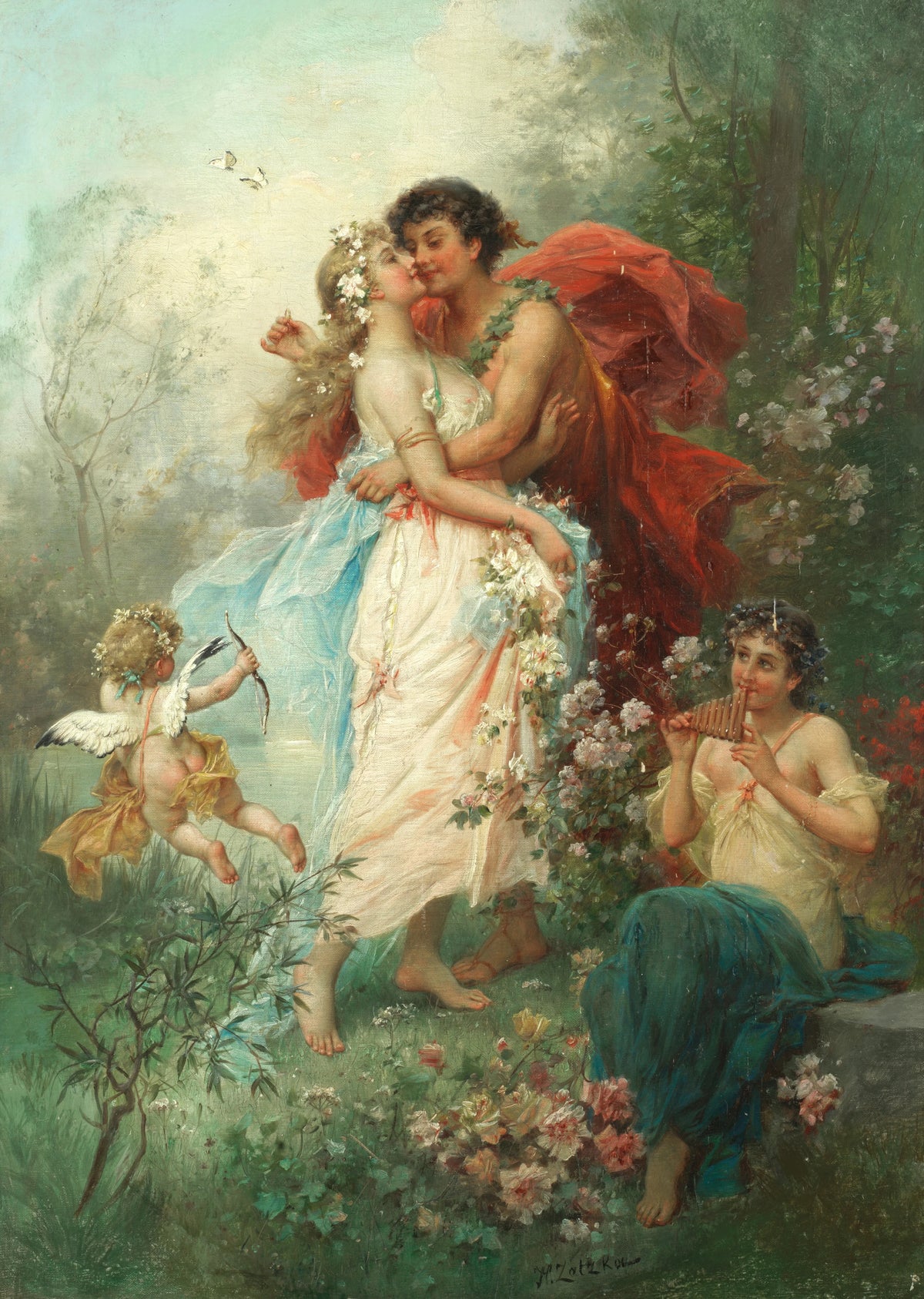 Hans Zatzka - Oath of love