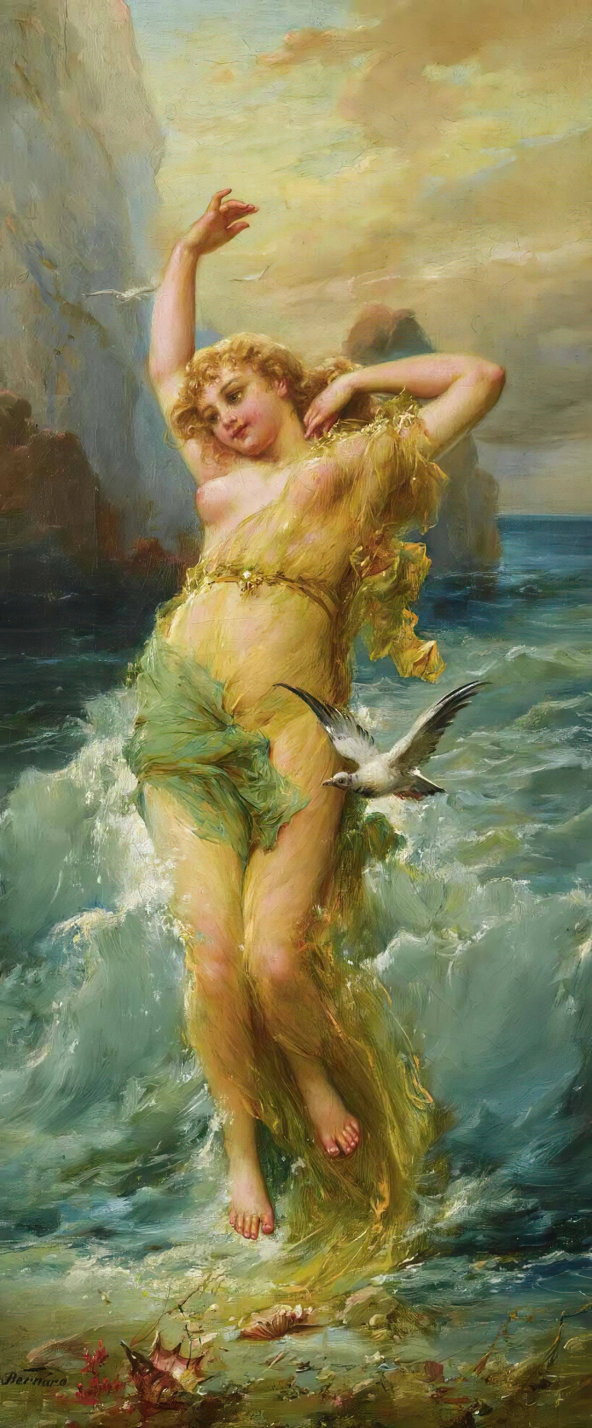 Hans Zatzka - Water Nymph
