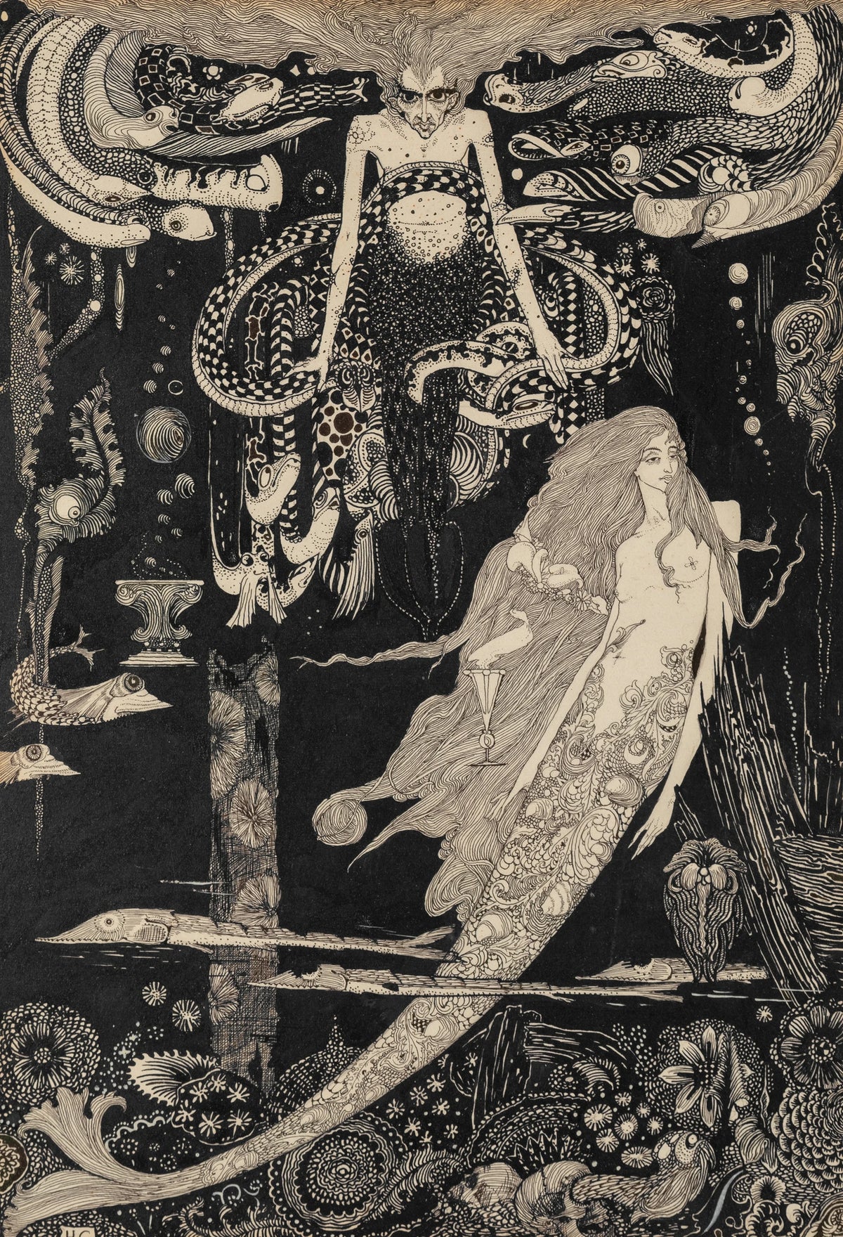 Harry Clarke - The Little Sea Maid (1916)