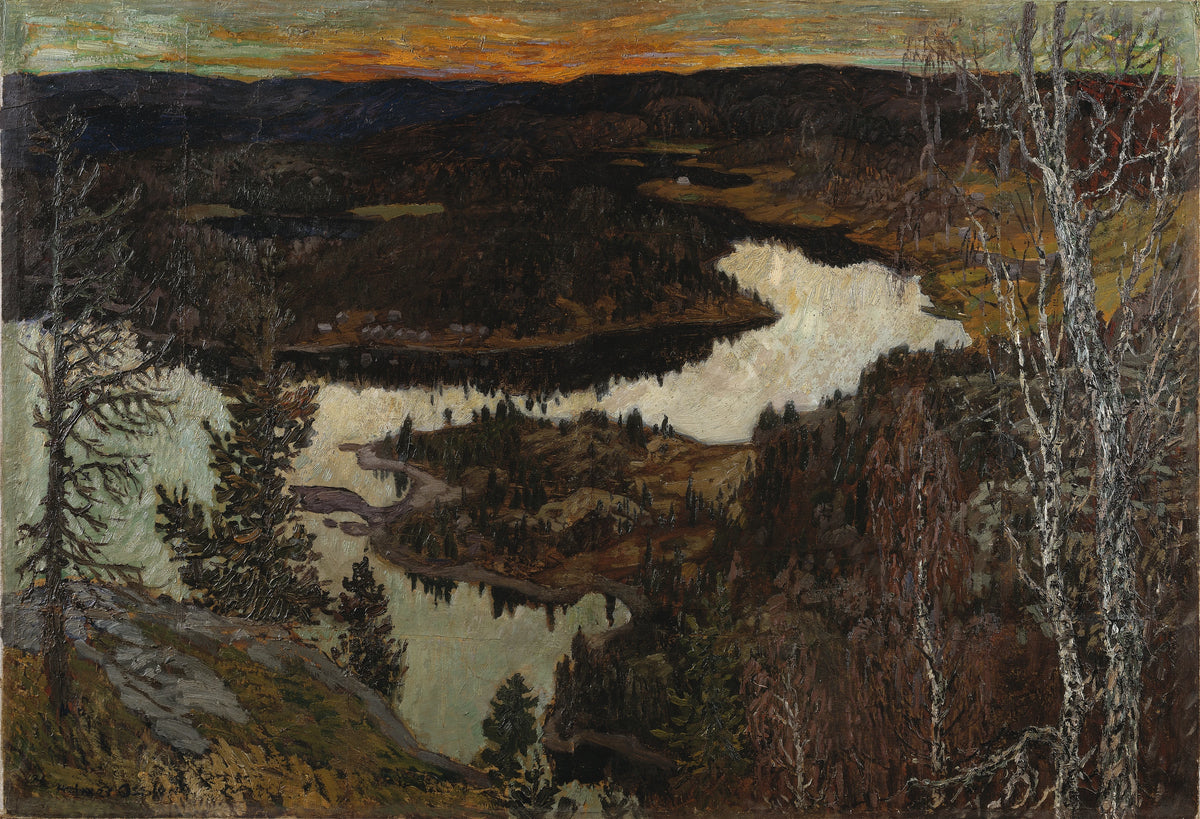 Helmer Osslund - Autumn, Nordingrå (1910)