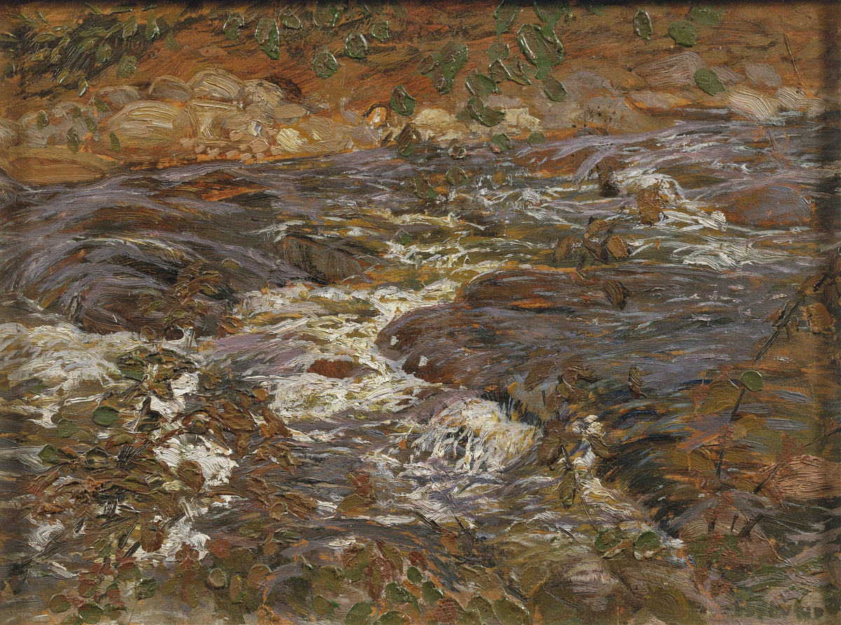 Helmer Osslund - Cascading Brook