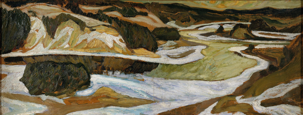 Helmer Osslund - The River Ångermanälven (1930)