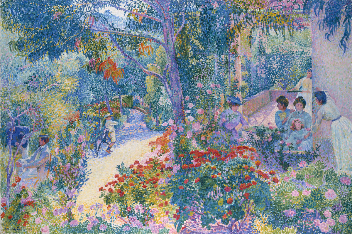 Henri-Edmond Cross - Afternoon in the Garden (1904-1905)