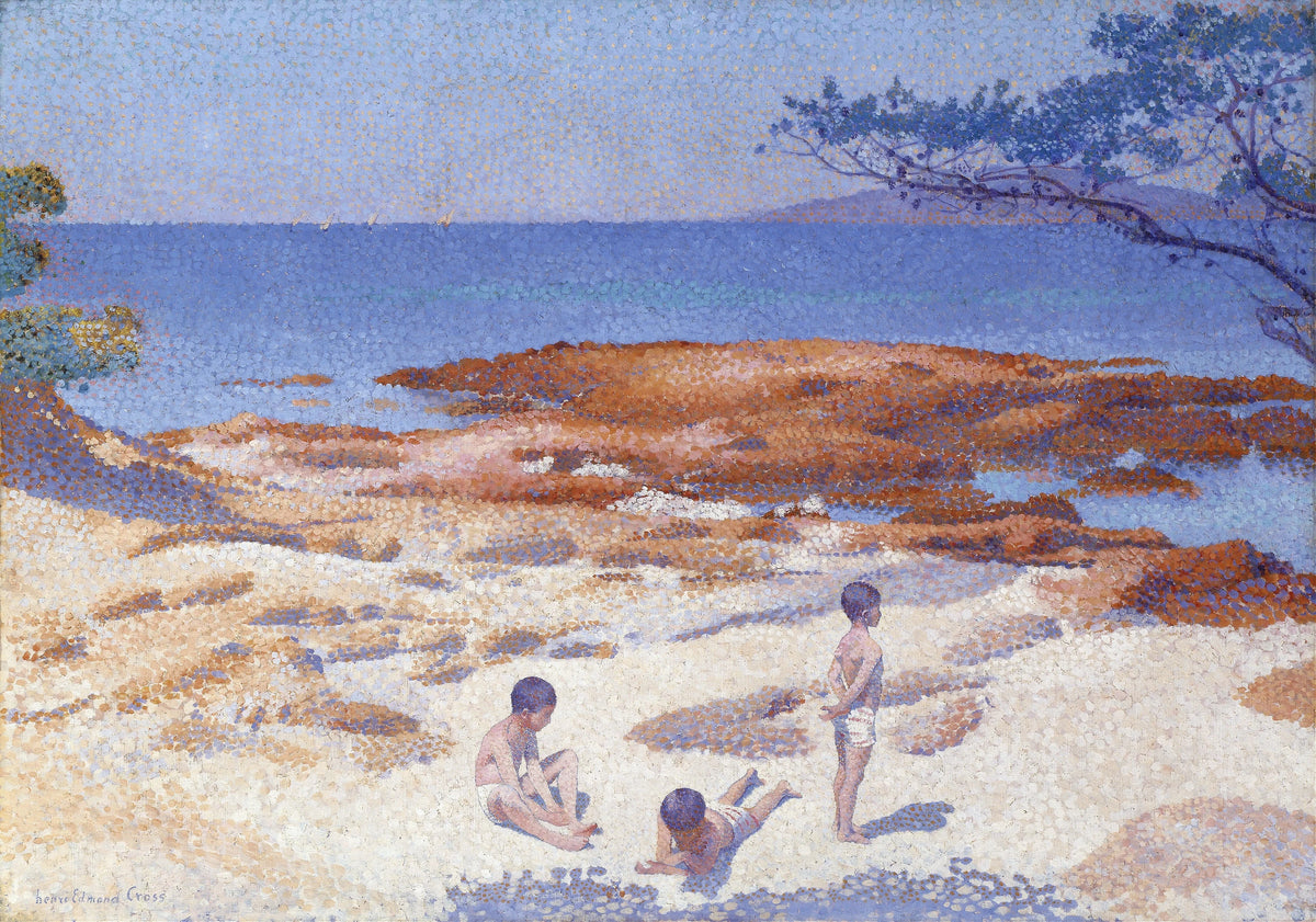 Henri-Edmond Cross - Beach at Cabasson (Baigne-Cul) (1891)