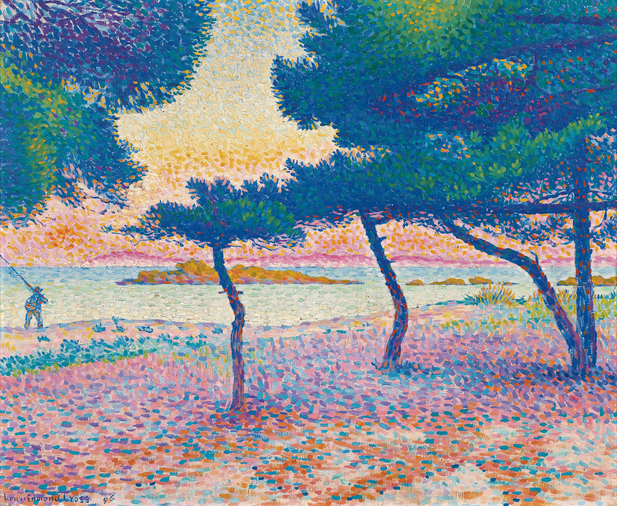 Henri-Edmond Cross - La Plage De Saint-Clair (1896)