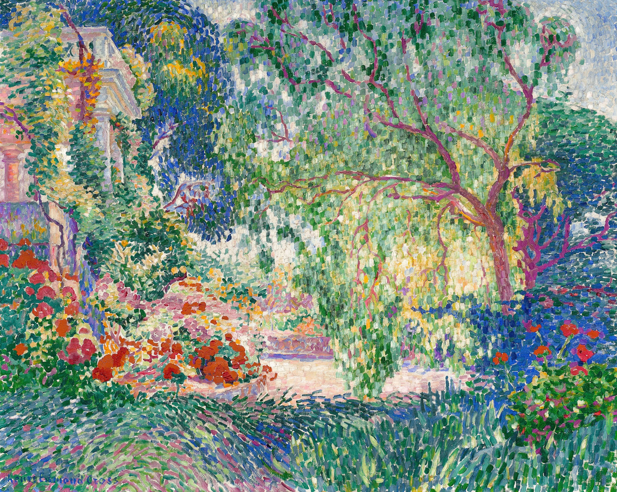 Henri-Edmond Cross - Le faux poivrier (Provence) (1907)