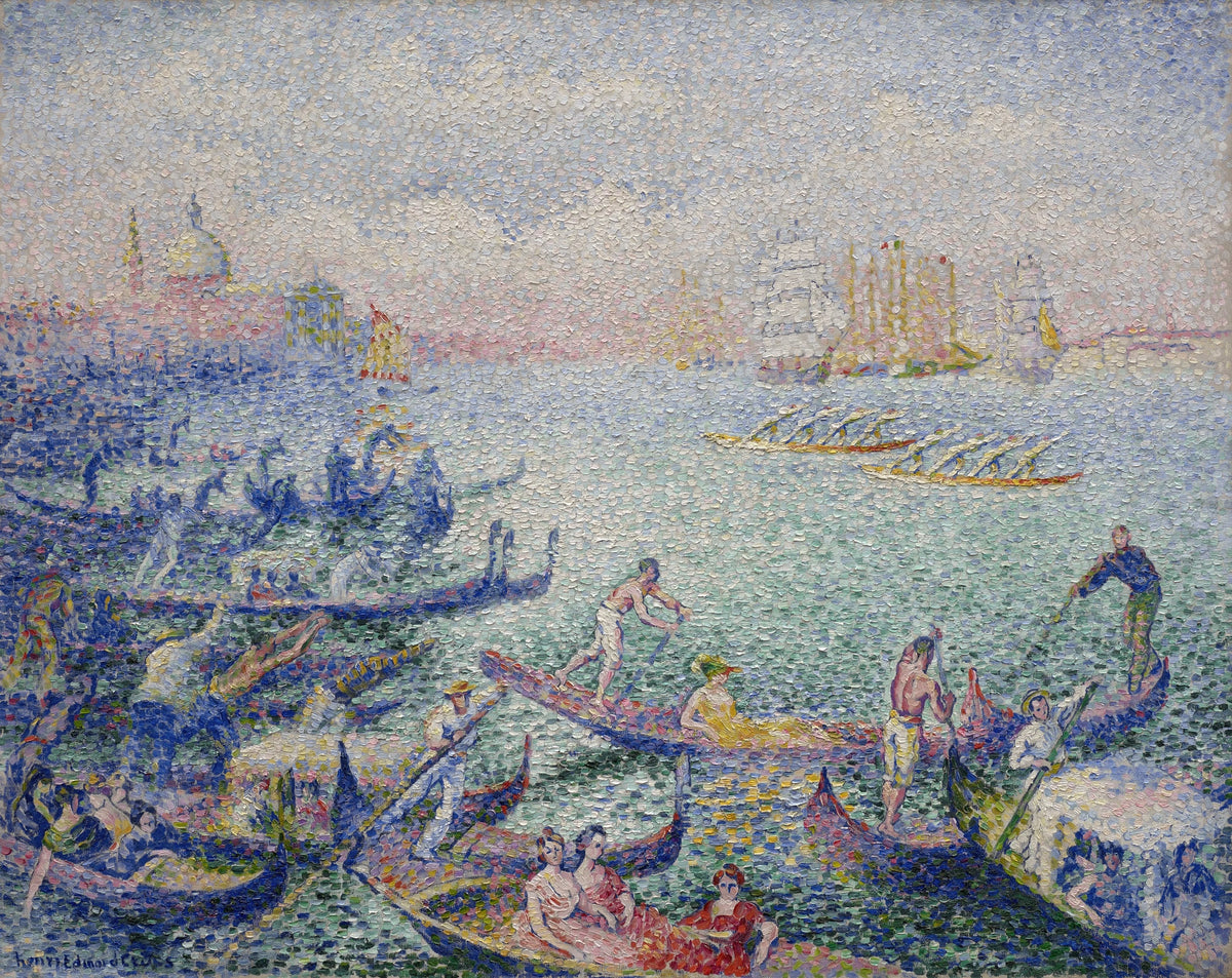 Henri-Edmond Cross - Regatta in Venice (1903)