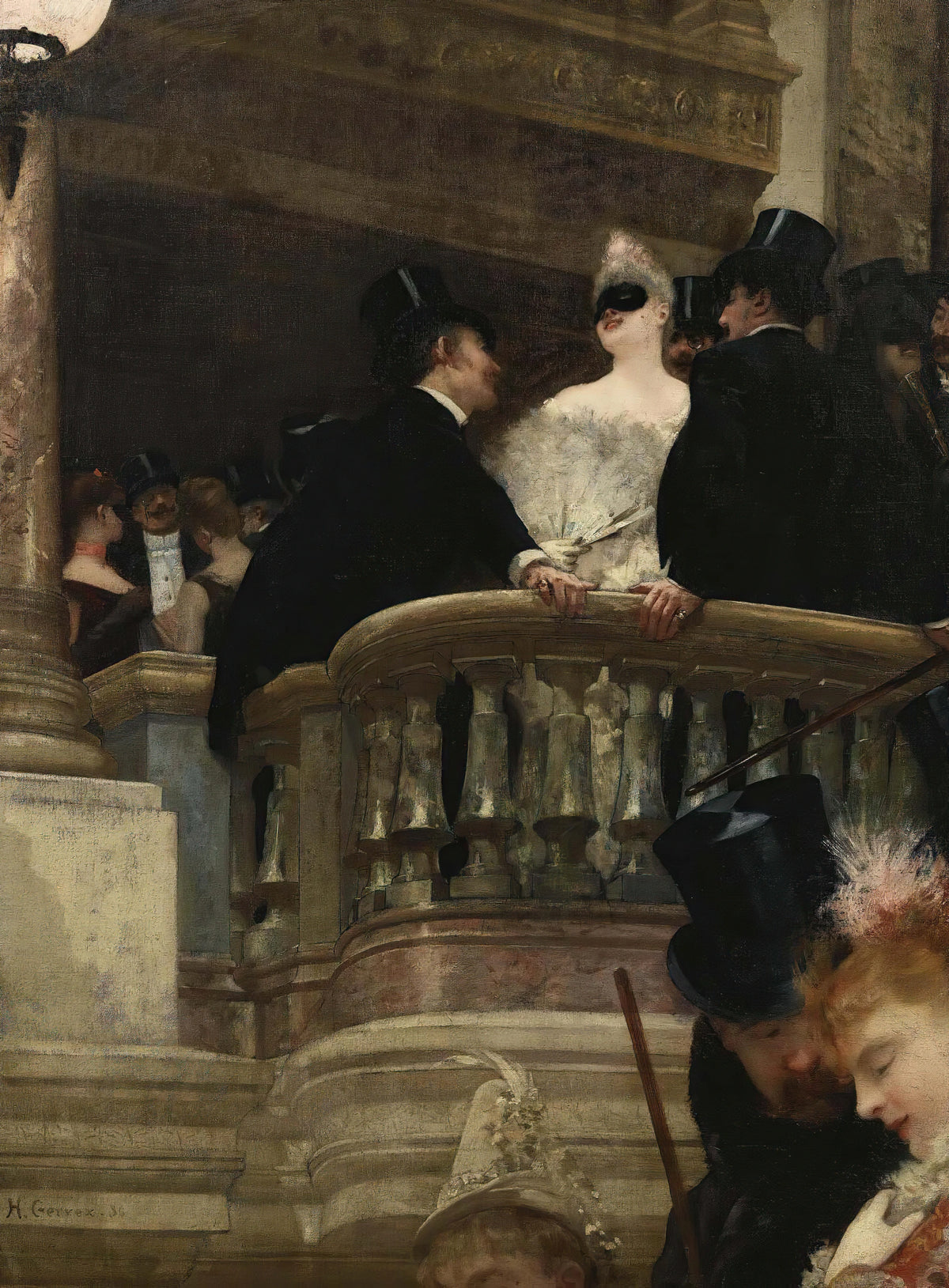 Henri Gervex - Le Bal de l'Opera (1886)