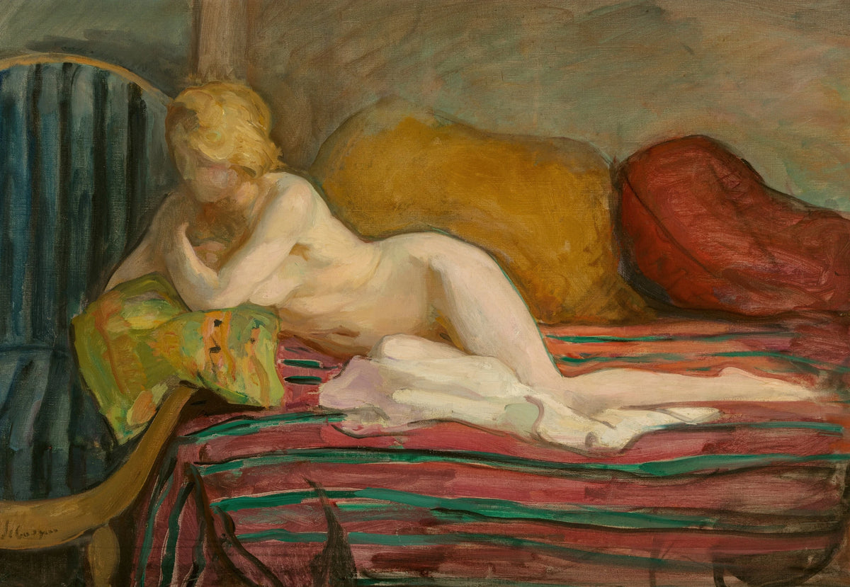 Henri Lebasque - Nu au divan