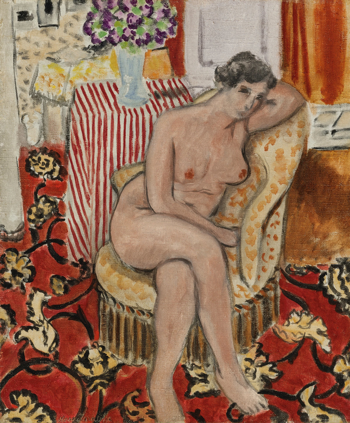 Henri Matisse - Nu au fauteuil, main gauche sous la tête (1920)