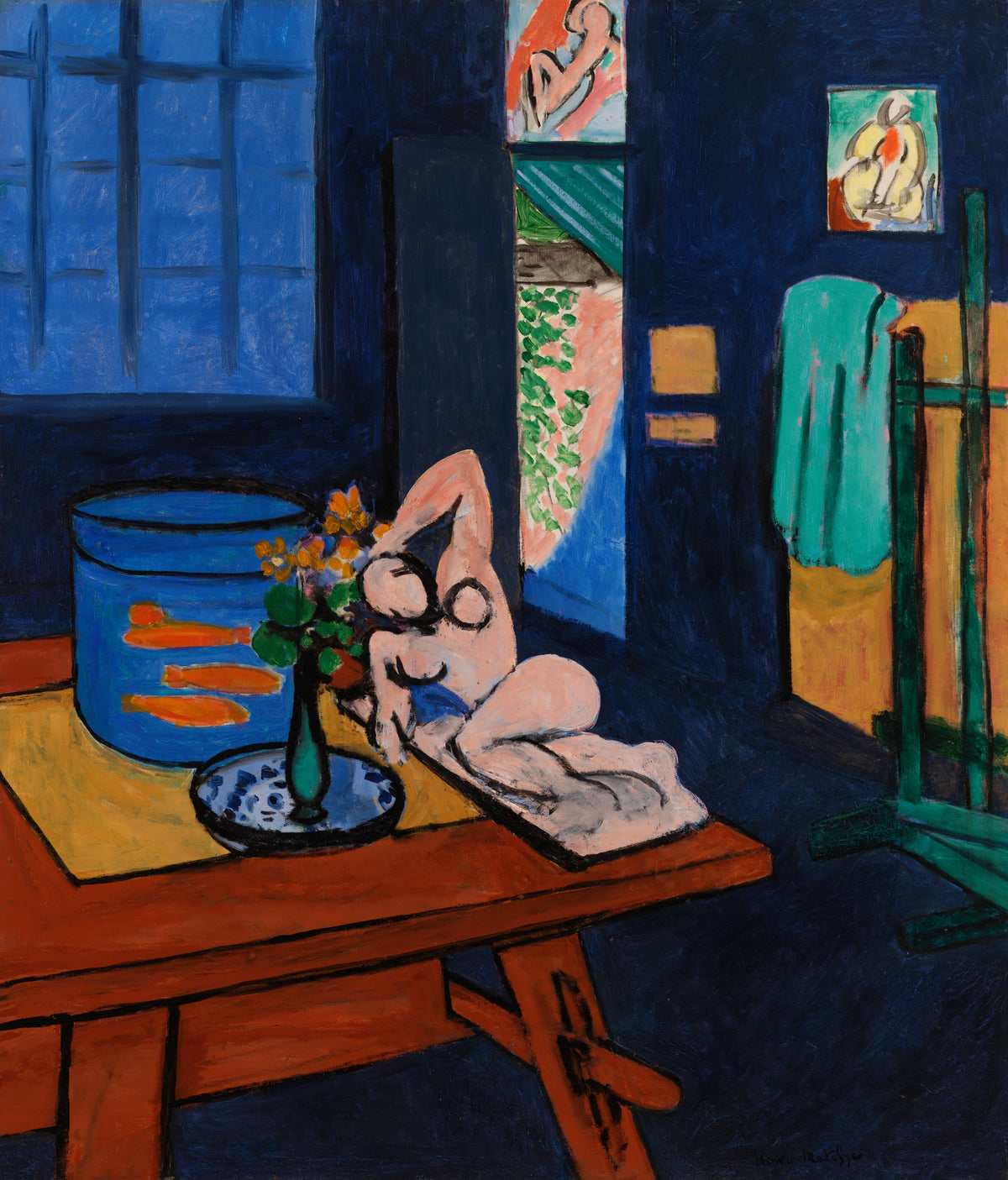 Henri Matisse - Studio with Goldfish (L'Atelier aux poissons rouges) (1912)