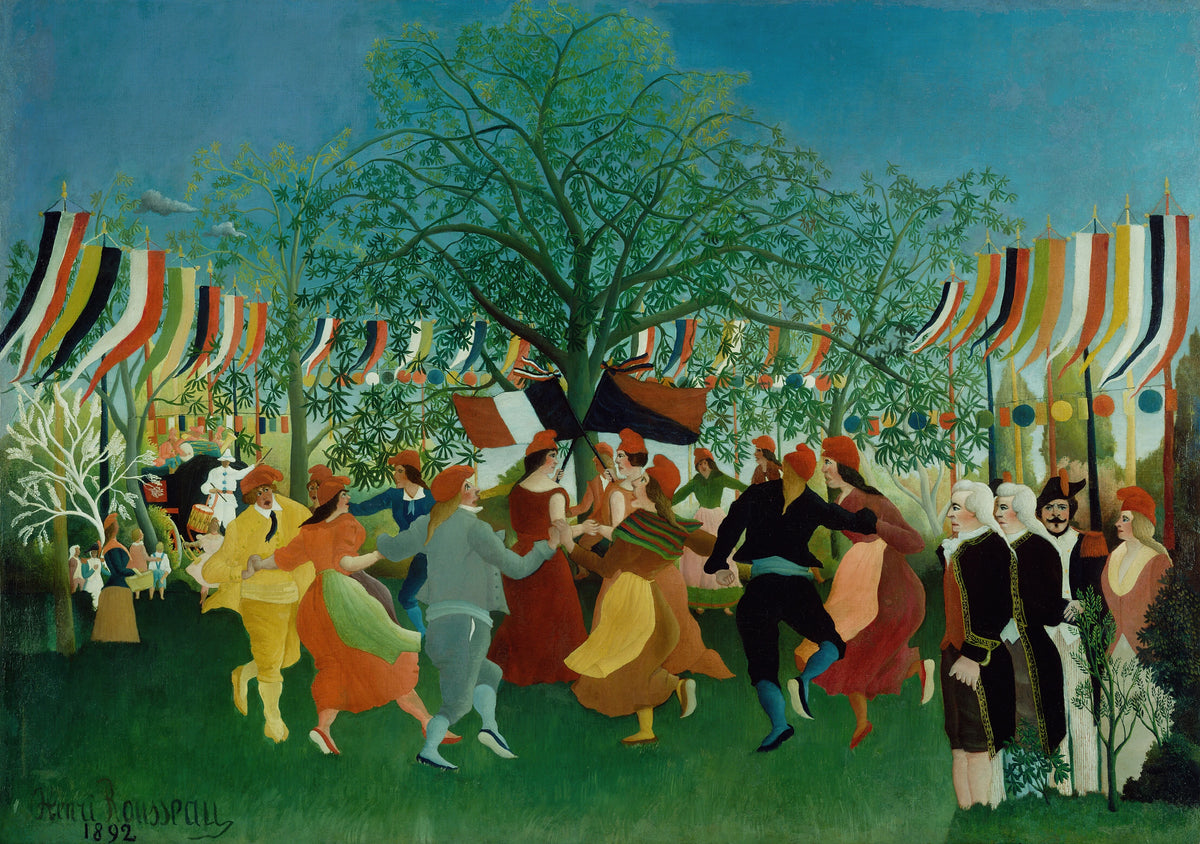 Henri Rousseau - A Centennial of Independence (1892)