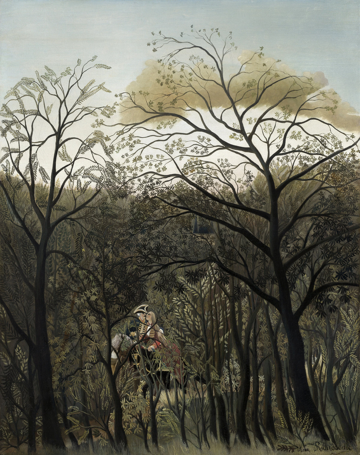 Henri Rousseau - Rendezvous in the Forest (1889)