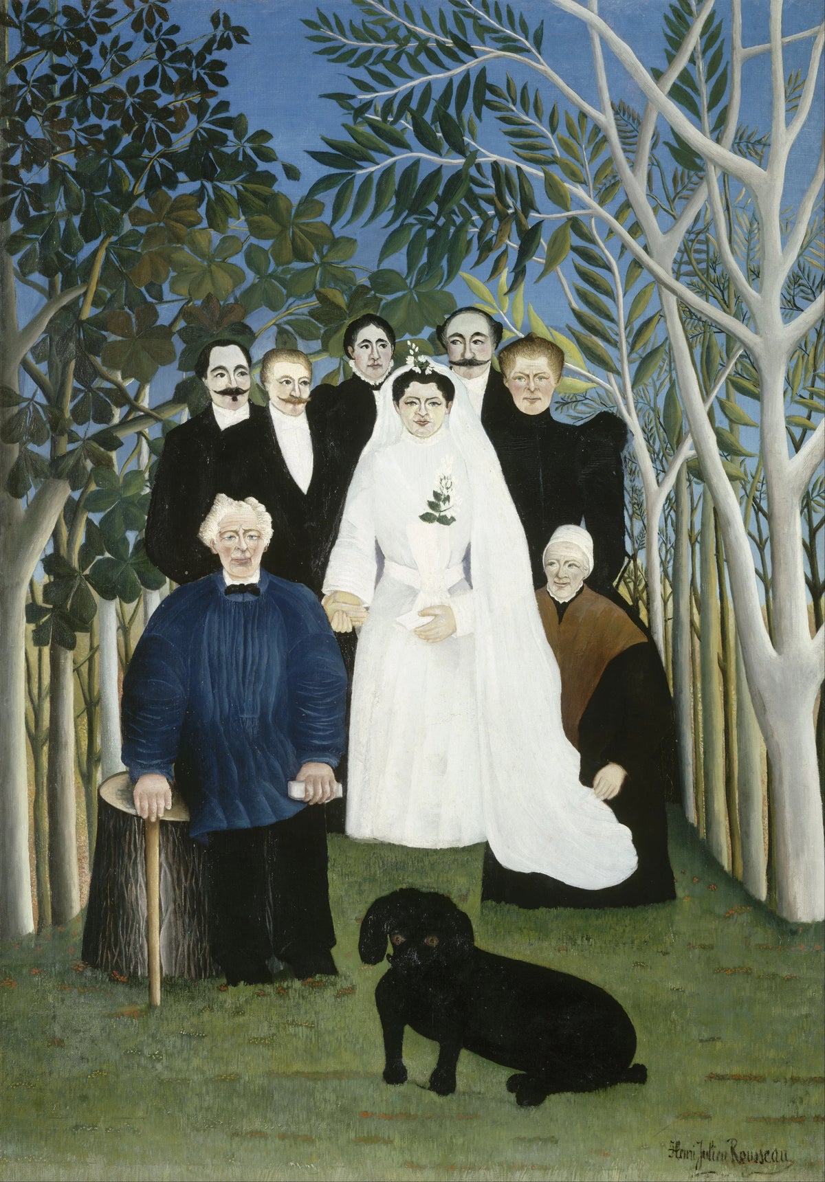 Henri Rousseau - The Wedding Party (circa 1905)