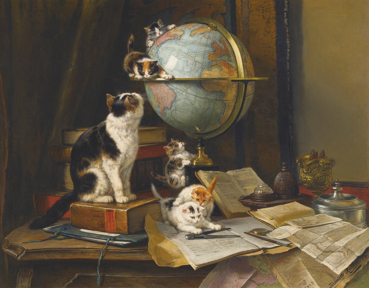 Henriëtte Ronner-Knip - The Globetrotters