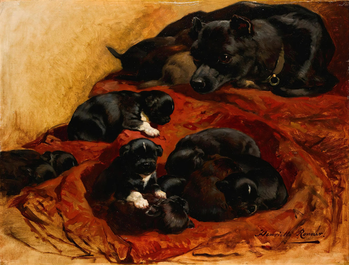Henriëtte Ronner-Knip - The Proud Mother