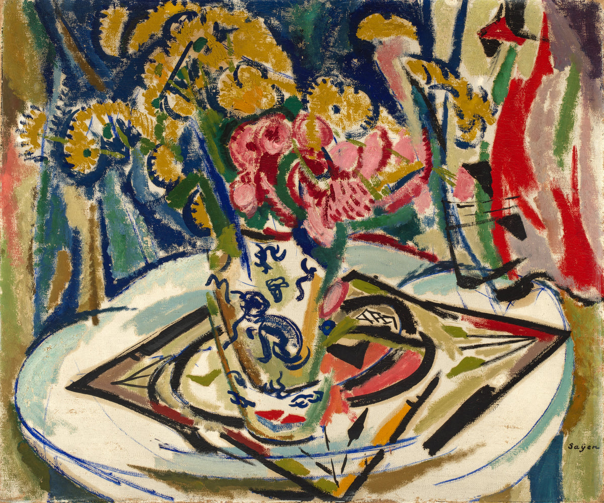 Henry Lyman Saÿen - Flowers (1915)