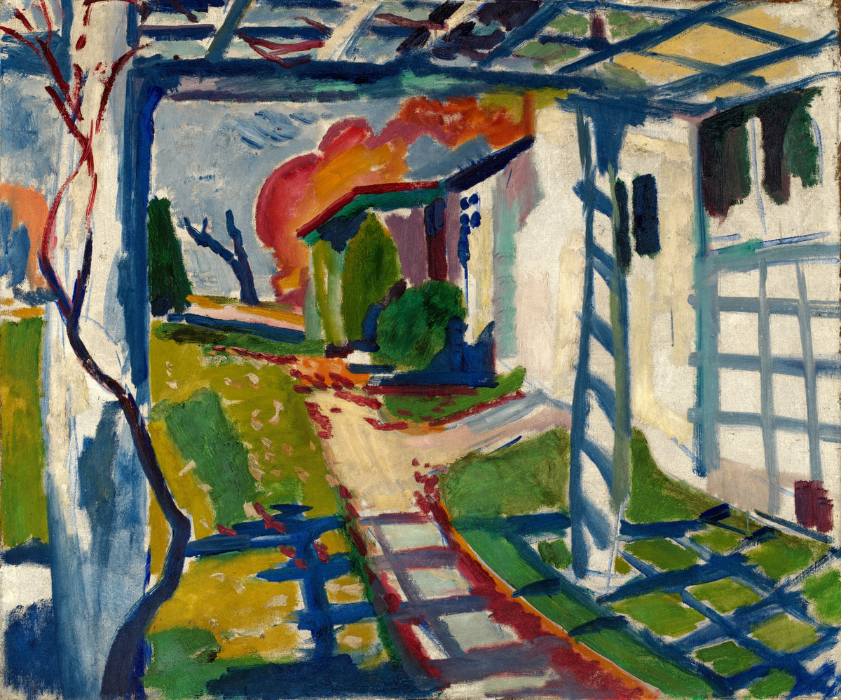 Henry Lyman Saÿen - Grape Arbor (circa 1915)