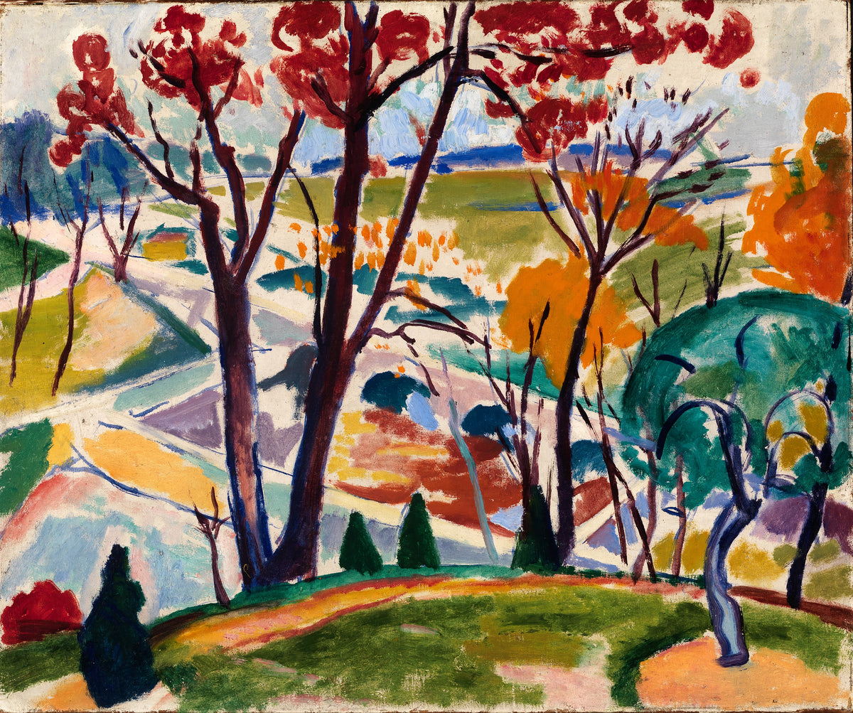 Henry Lyman Saÿen - Landscape, Bridge, Huntingdon Valley (circa 1915-1916)