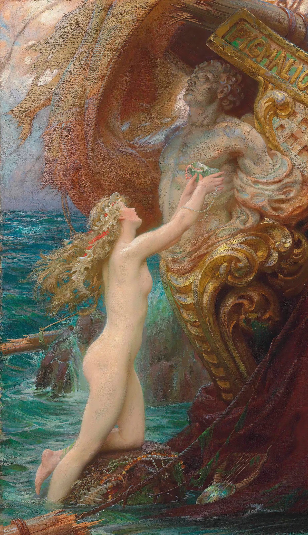 Herbert James Draper - A Deep Sea Idyll