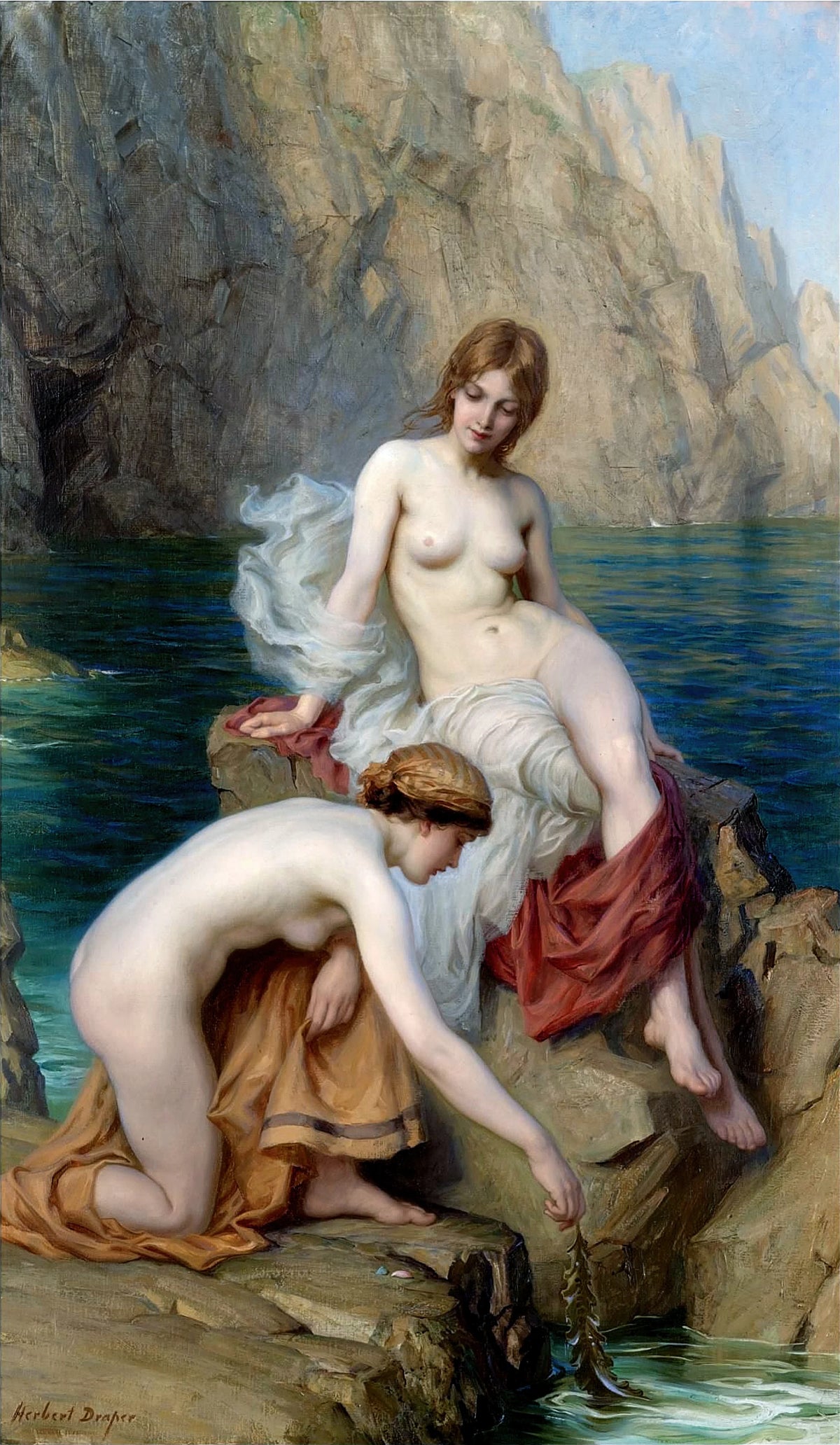 Herbert James Draper - By Summer Seas (1912)