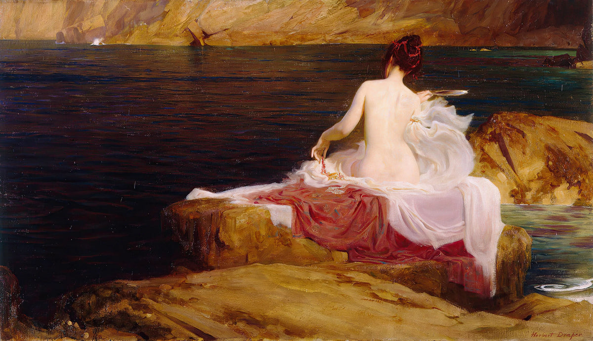 Herbert James Draper - Calypso Island (1897)