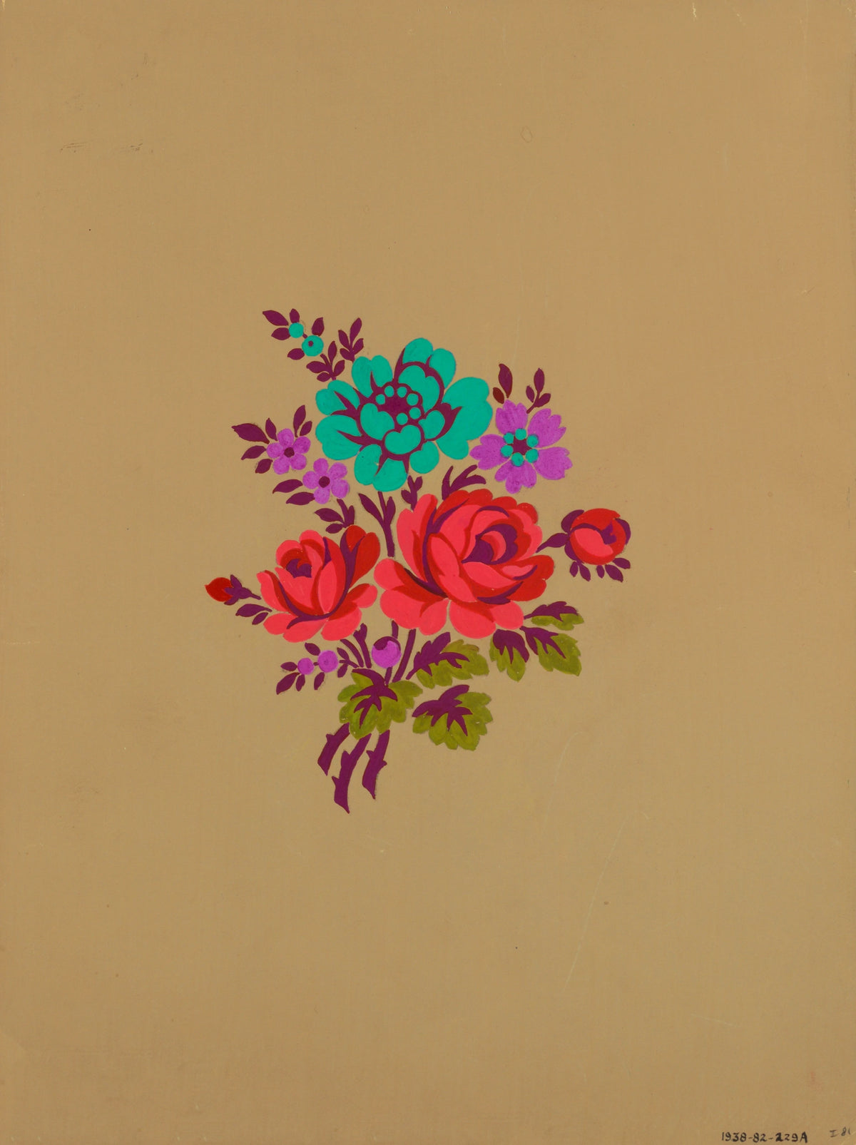 Herman A. Elsberg - Polychrome floral group I (1915)