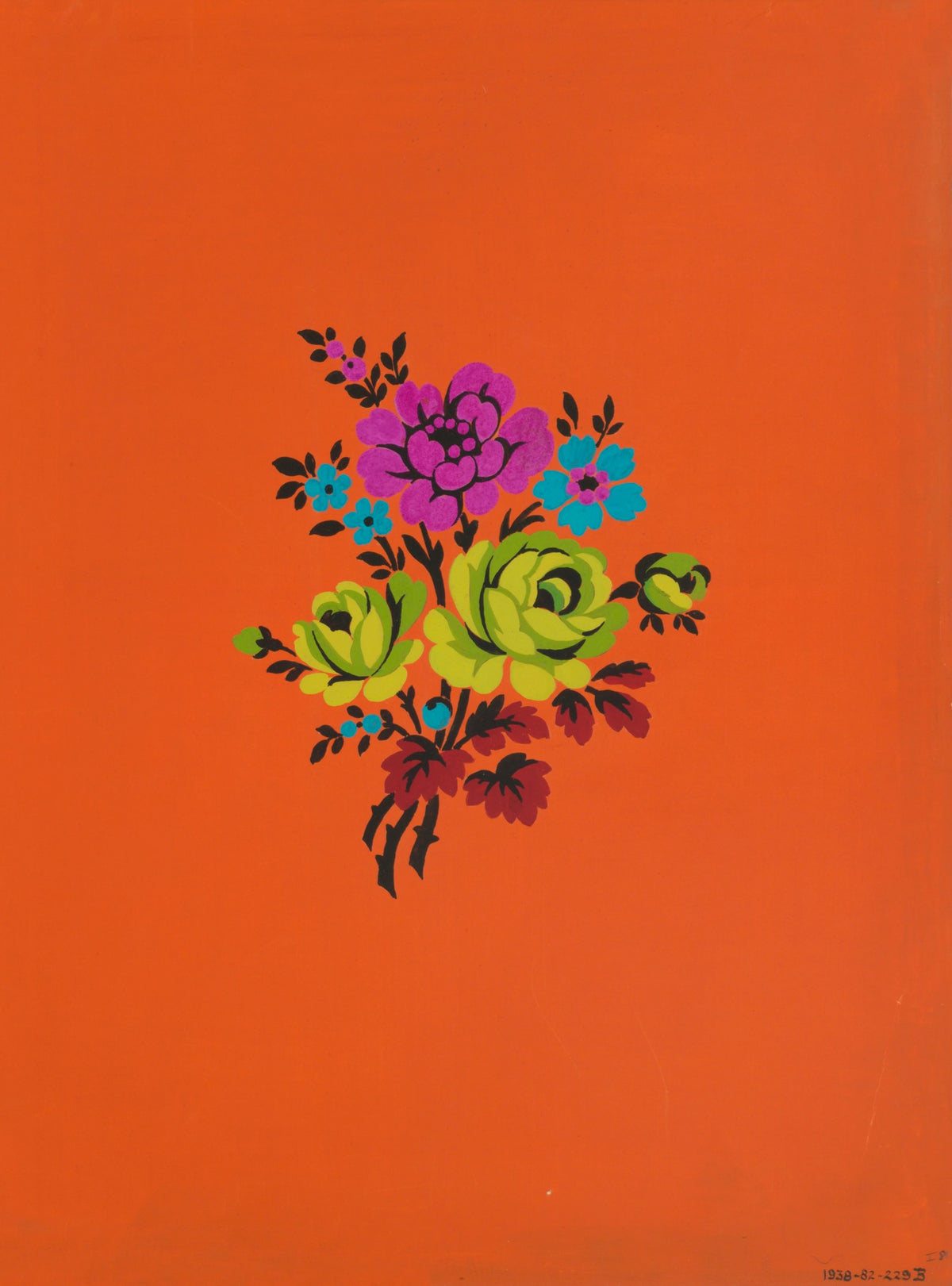 Herman A. Elsberg - Polychrome floral group II (1915)