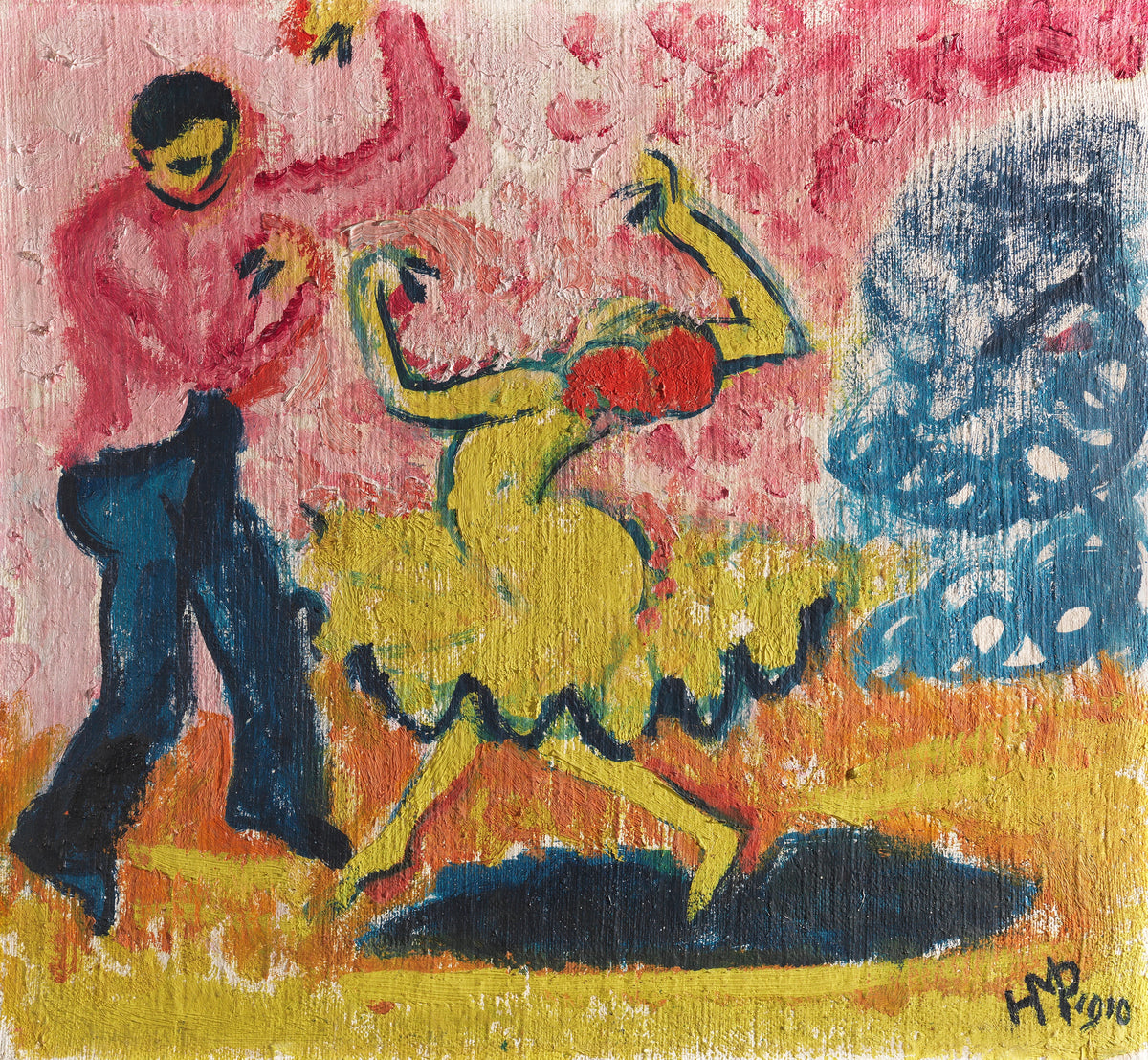 Hermann Max Pechstein - Dancer (1910)