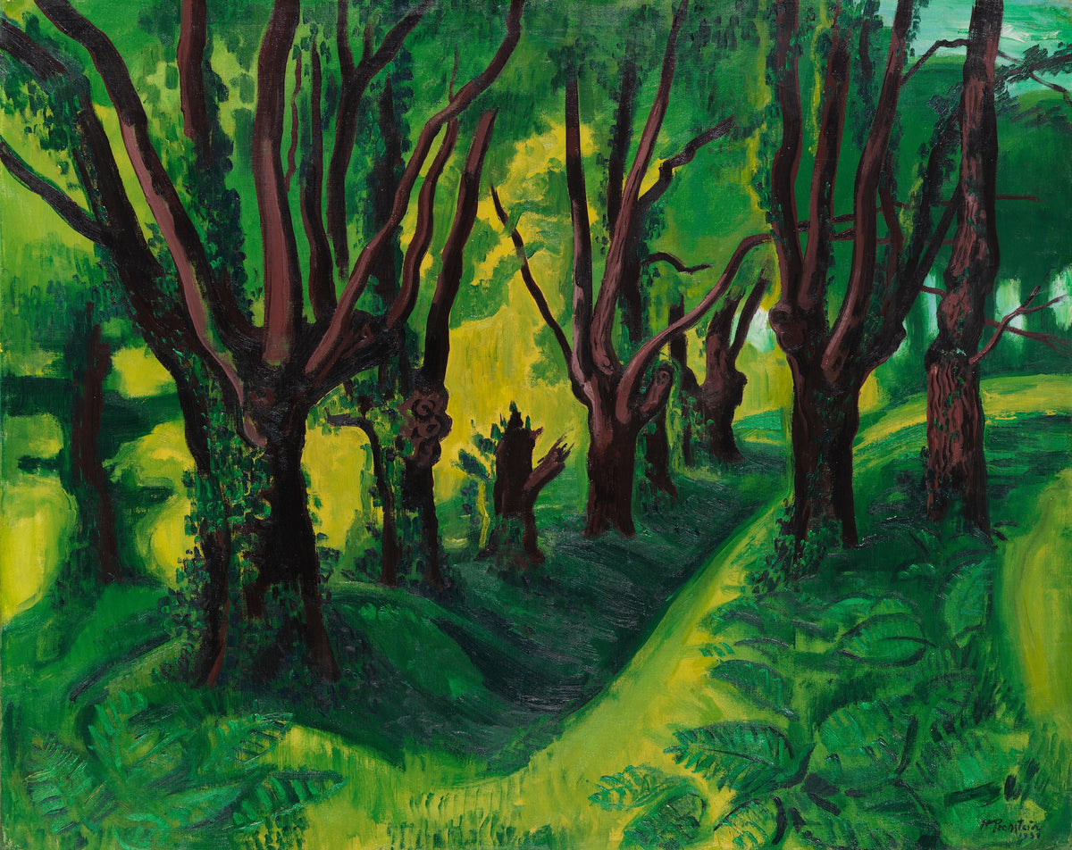 Hermann Max Pechstein - Forest in the Pyrenees (1931)