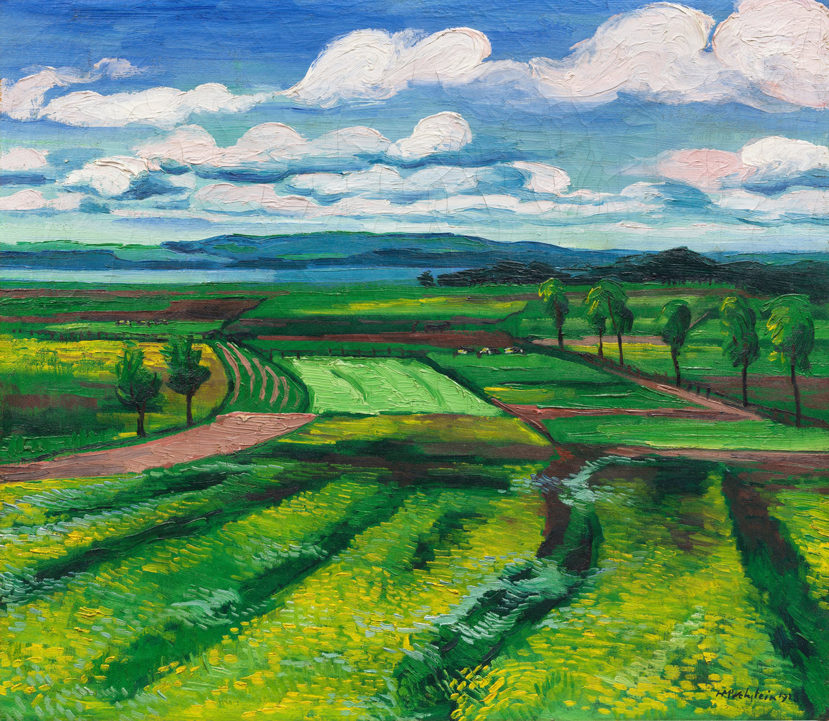 Hermann Max Pechstein - Meadows (1928)