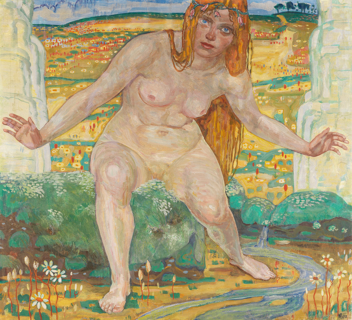Hermann Max Pechstein - The Source (1906)