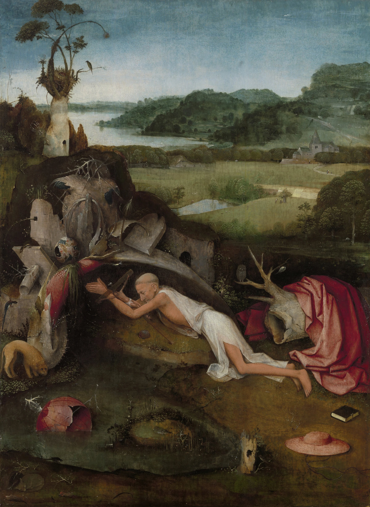 Hieronymus Bosch - Saint Jerome (circa 1500)