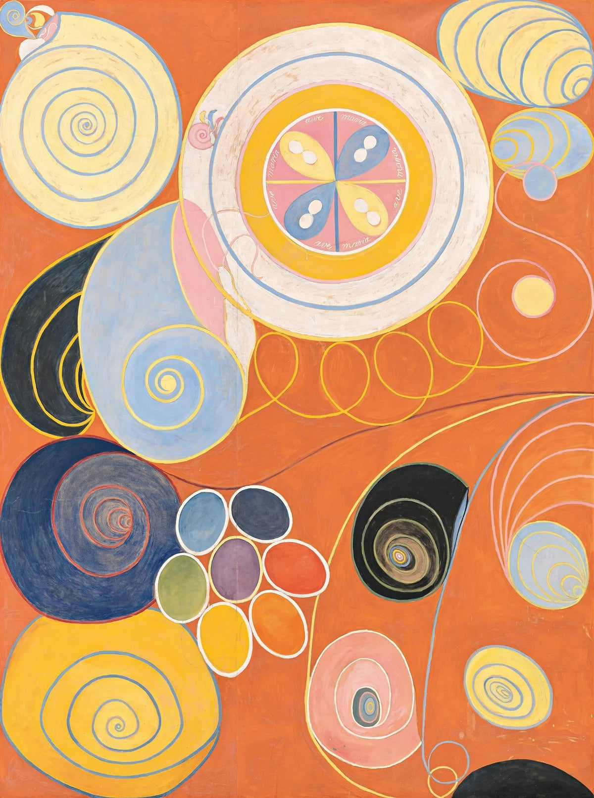 Hilma af Klint - Group IV, No. 3. The Ten Largest, Youth (1907)