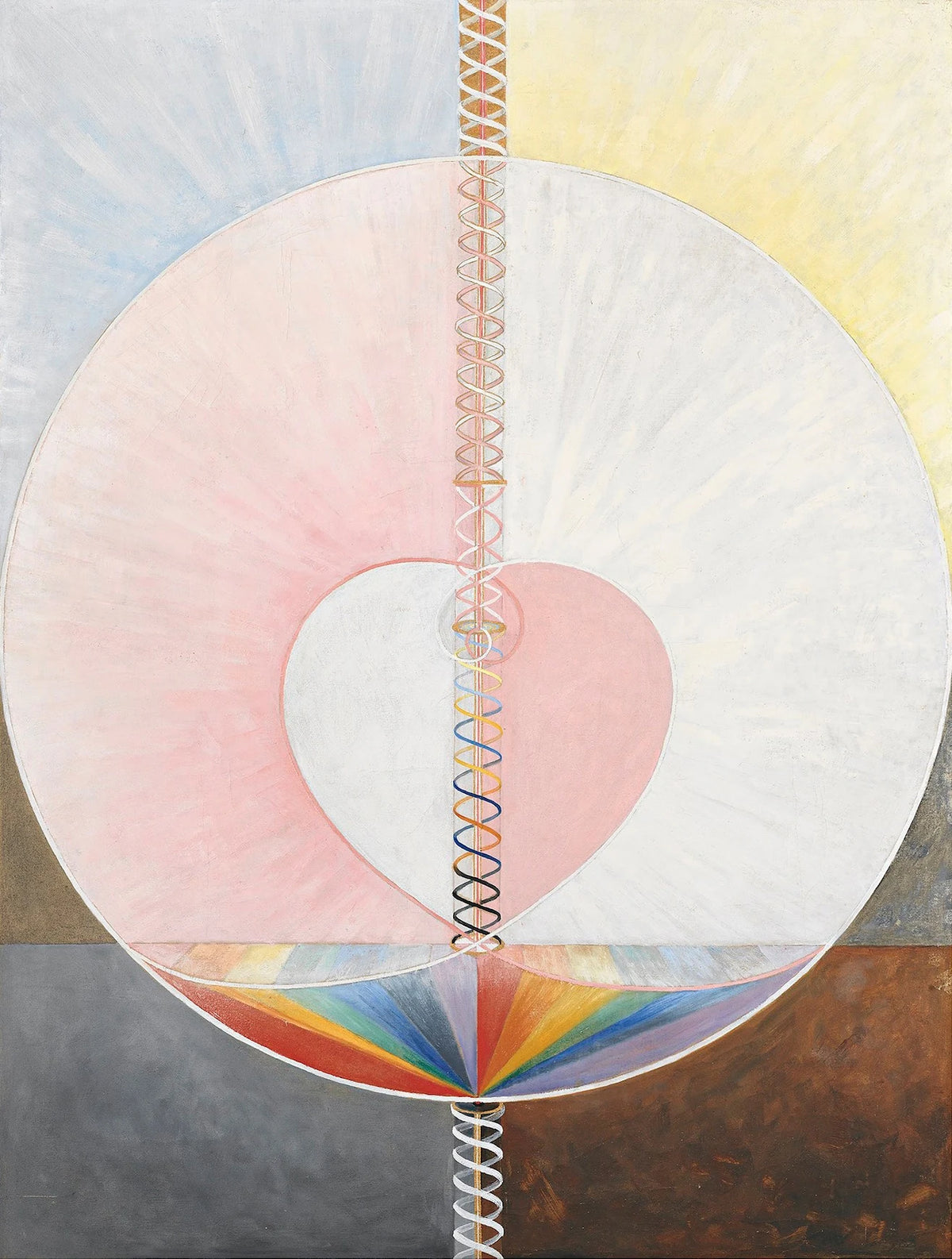 Hilma af Klint - Group IX,UW No. 25, The Dove, No. 1 (1915)