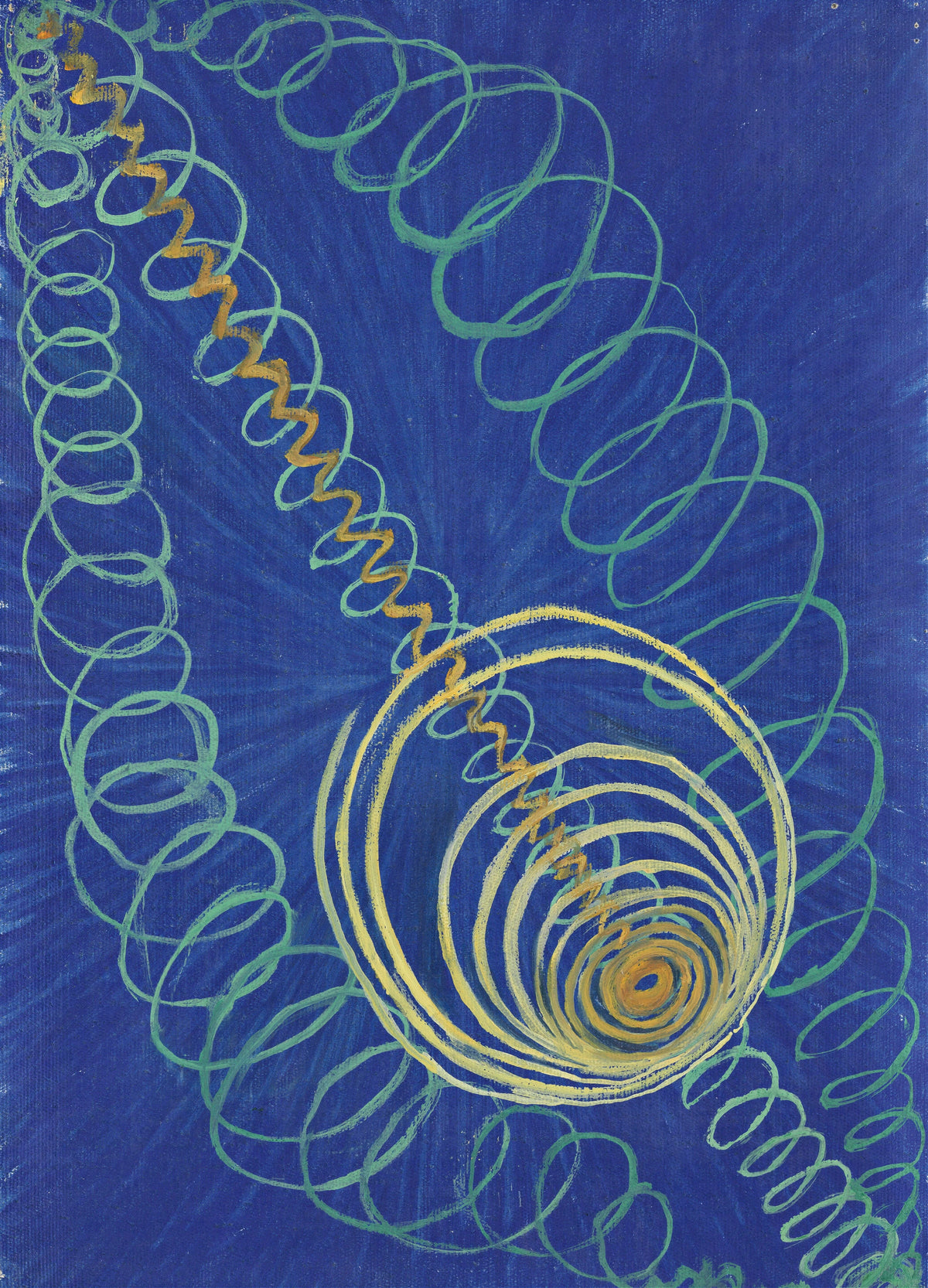 Hilma af Klint - Primordial Chaos, No. 16, The WU-ROSEN Series. Grupp 1 (1906-07)