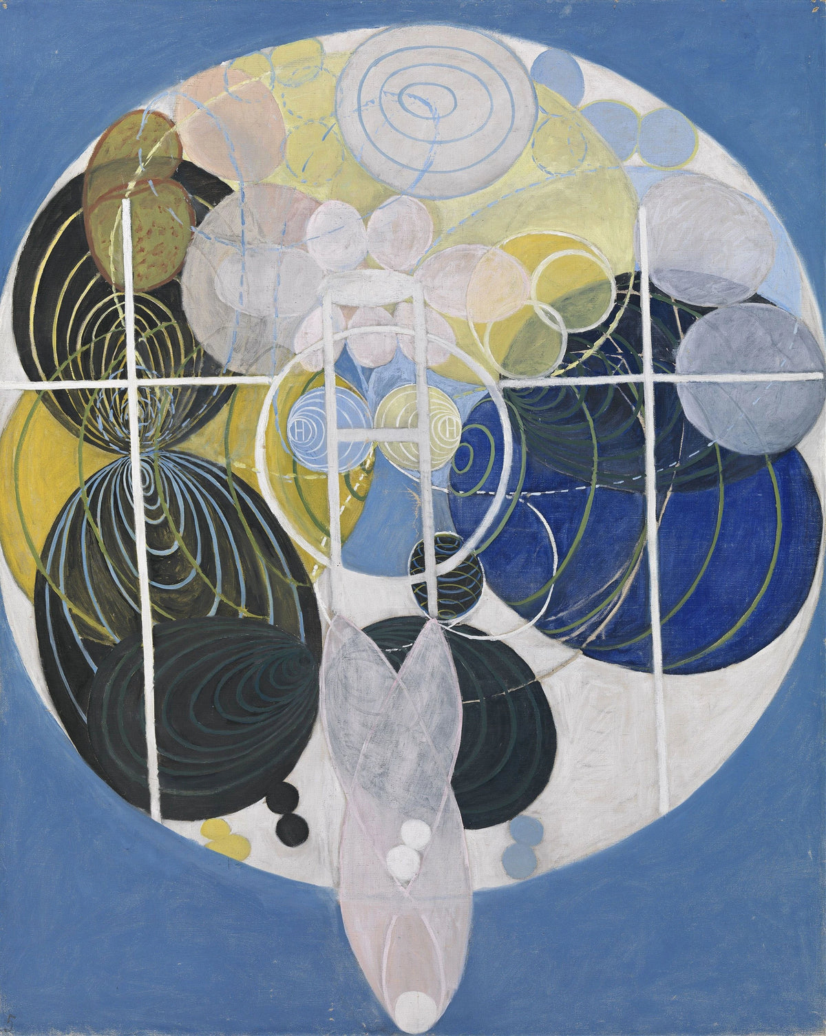 Hilma af Klint - The Large Figure Paintings, No. 5 Group 3 (1907)