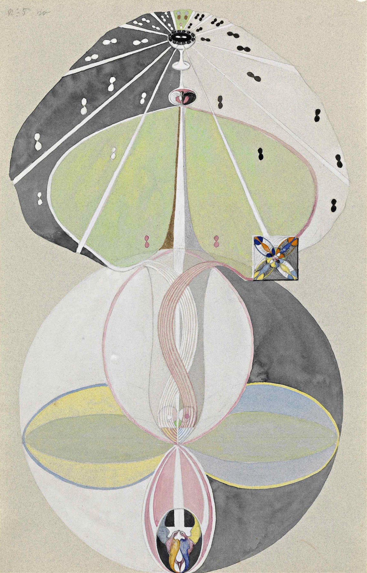 Hilma af Klint - Tree of Knowledge No. 5 (1913-1915)