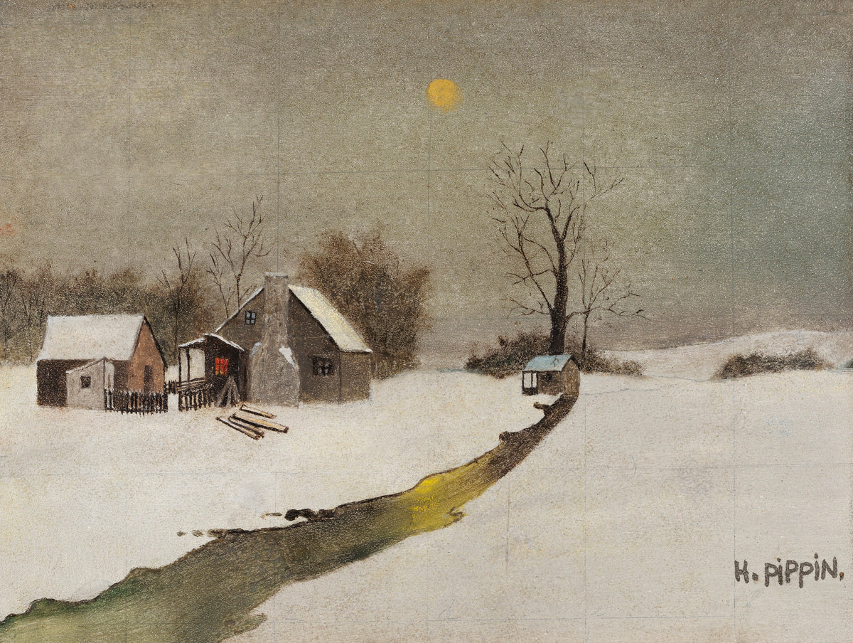 Horace Pippin - Winter Landscape (1940)