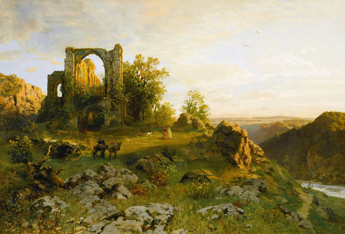 Hugo Darnaut - Dürnstein On The Danube (1876)