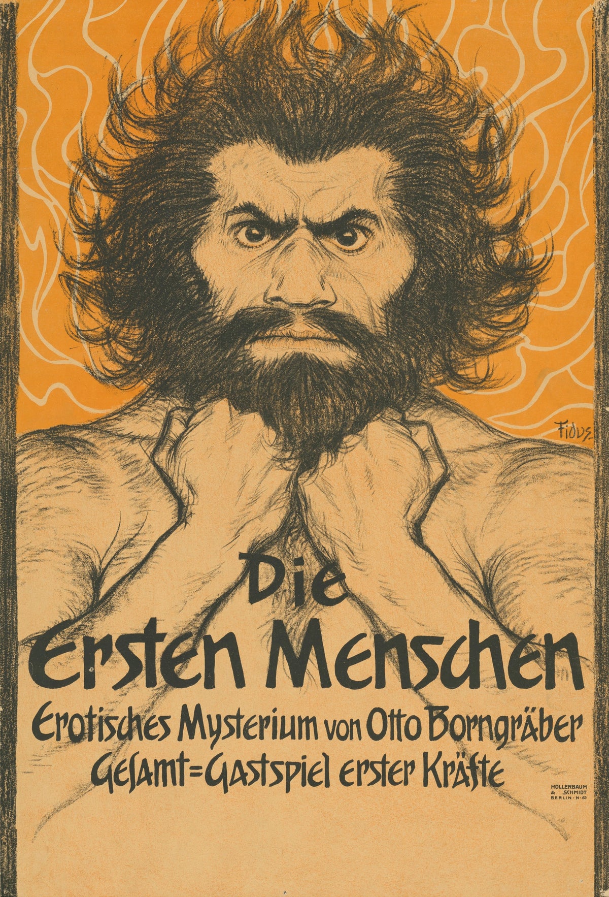 Hugo Höppener (Fidus) - Die ersten Menschen. Erotisches Mysterium von Otto Borngräber (1908)