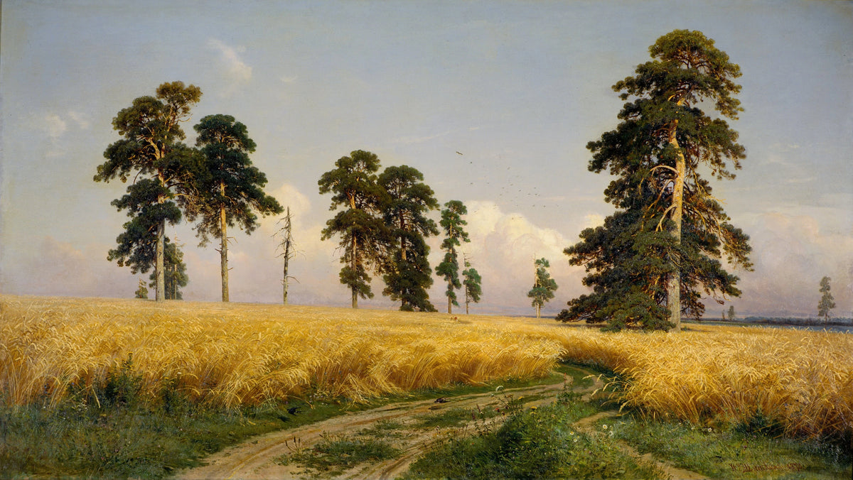 Ivan Ivanovich Shishkin - Rye Fields (1878)