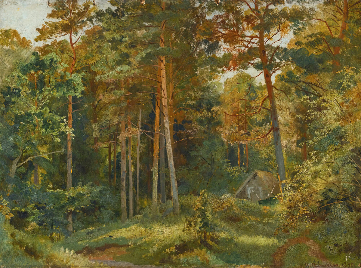 Ivan Ivanovich Shishkin - The Mill In The Forest (1896)