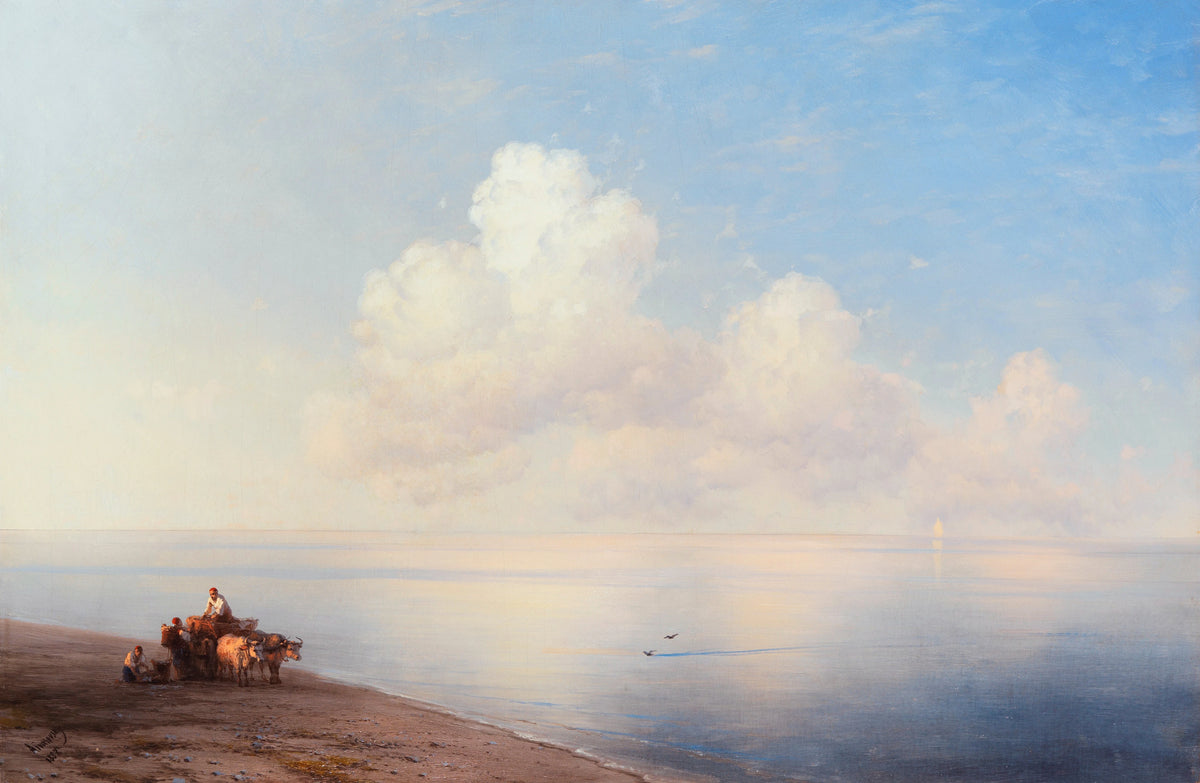 Ivan Konstantinovich Aivazovsky - Ruhige See (1887)