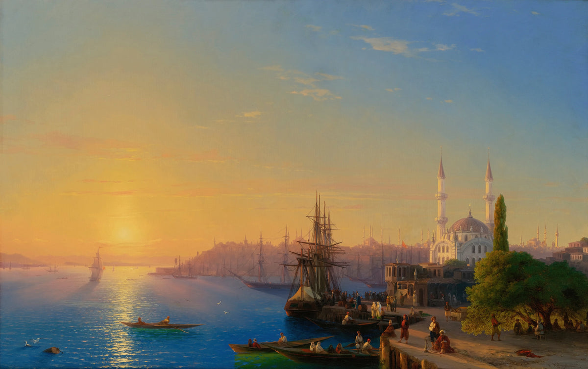 Ivan Konstantinovich Aivazovsky - View Of Constantinople And The Bosphorus (1856)