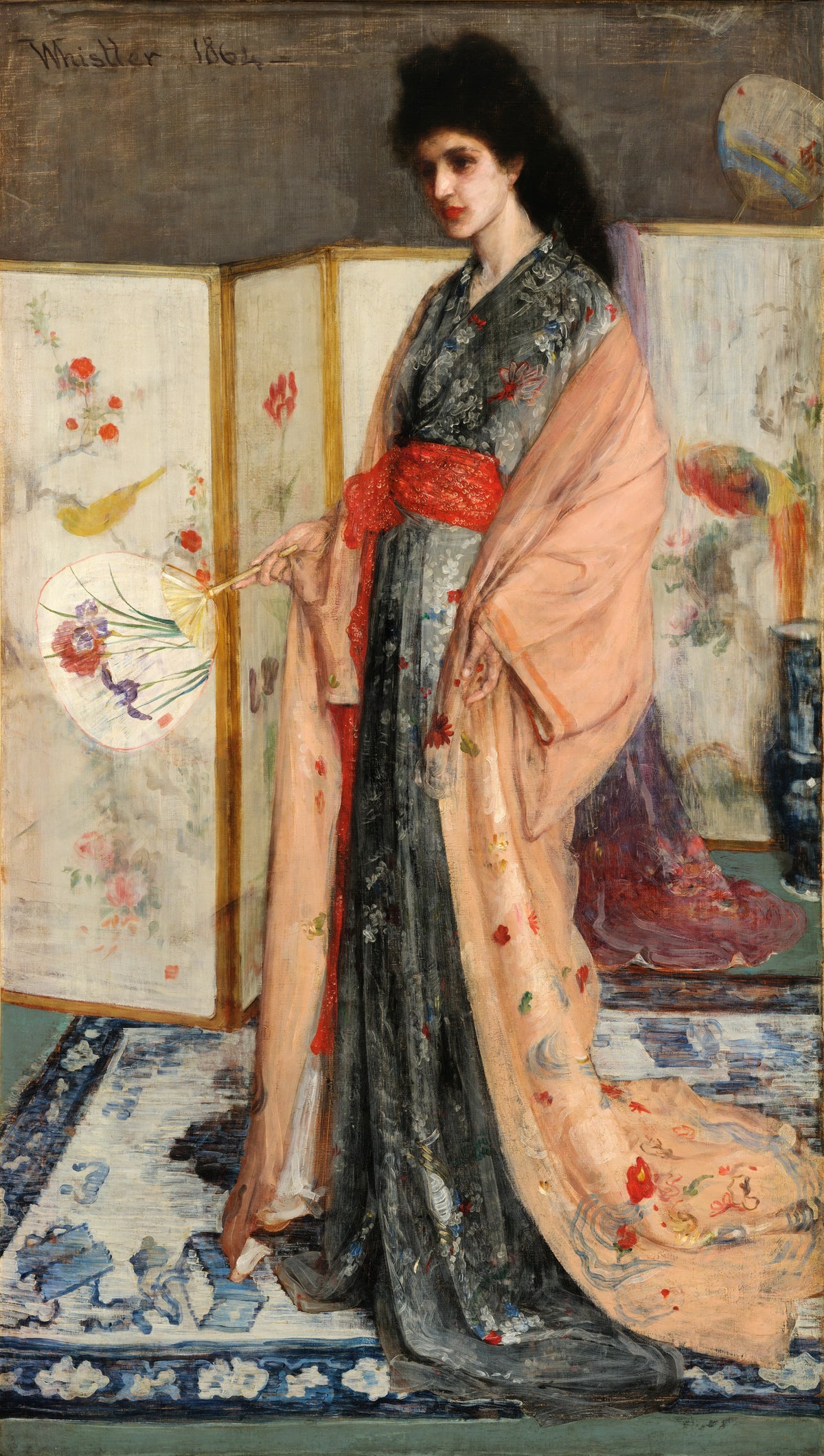 James Abbott McNeill Whistler - The Princess from the Land of Porcelain (1863-1865)