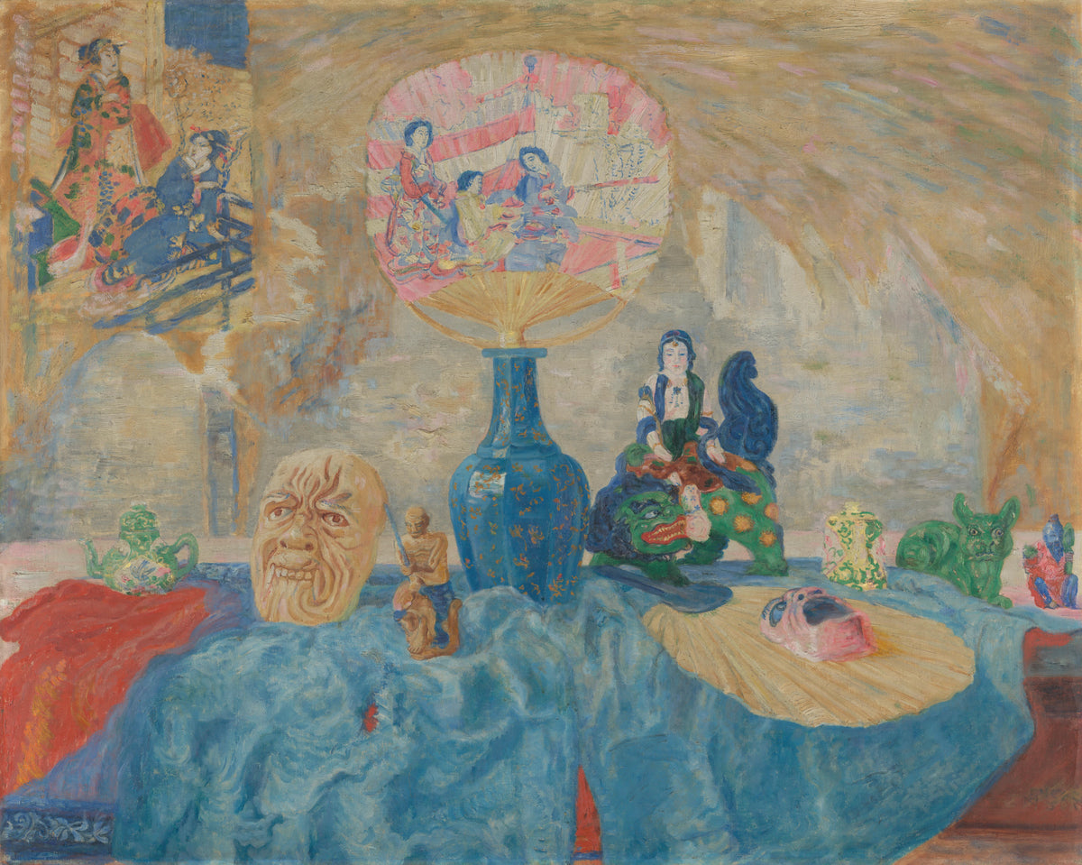 James Ensor - Still Life with Chinoiseries (1906)