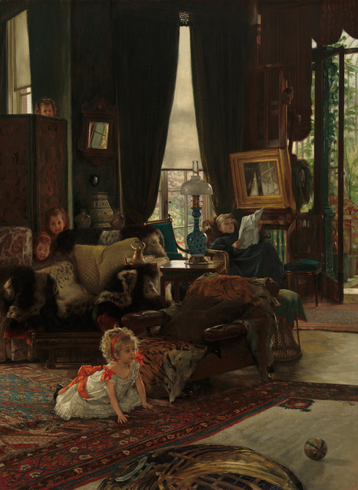 James Tissot - Hide and Seek (circa 1877)