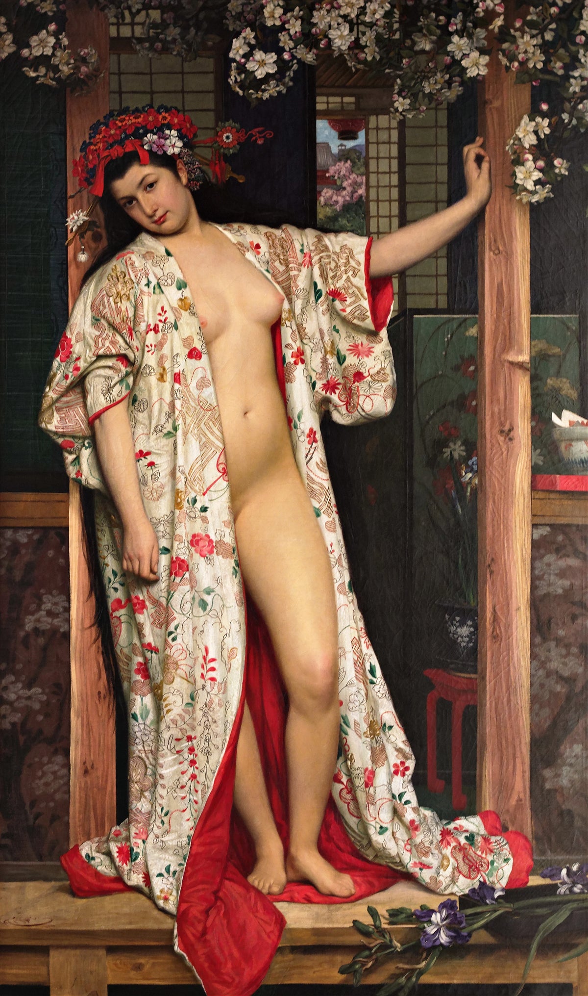 James Tissot - La Japonaise Au Bain (1864)
