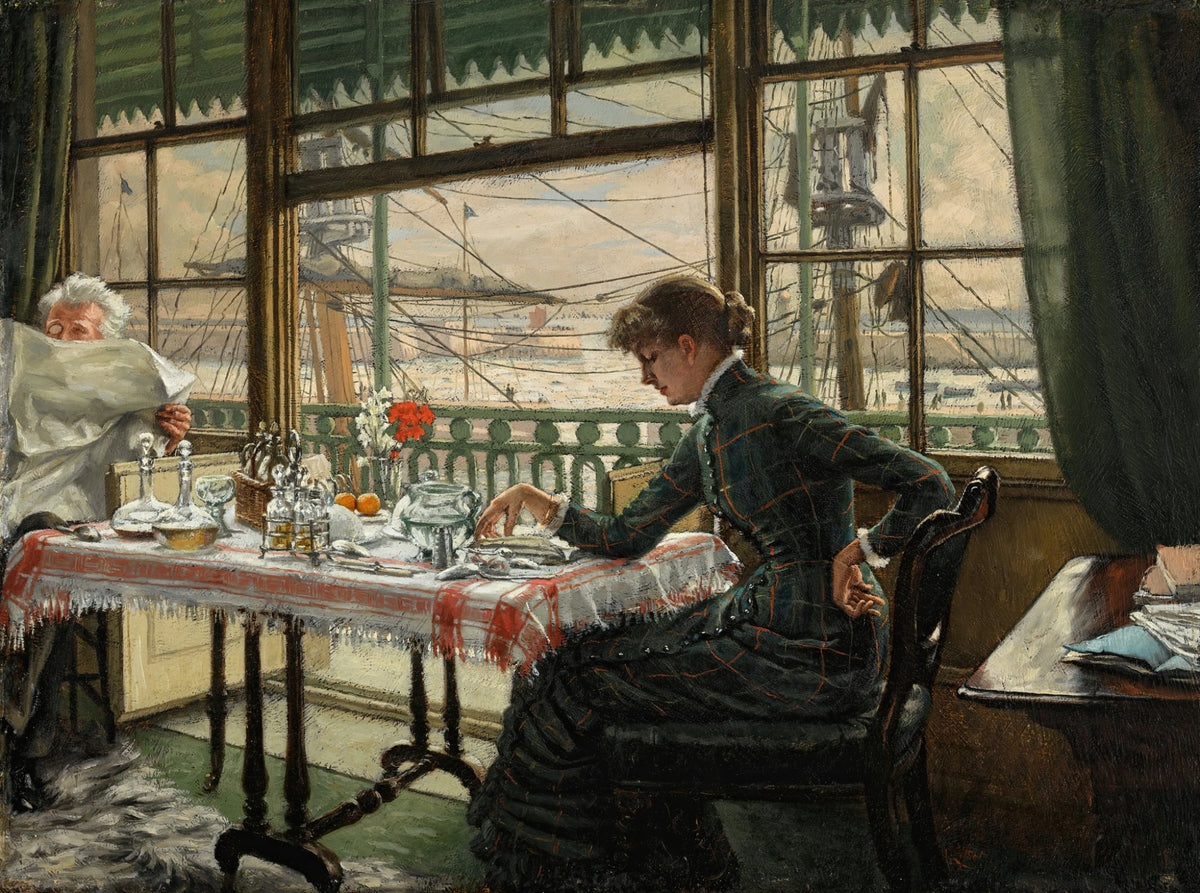 James Tissot - Room Overlooking the Harbour